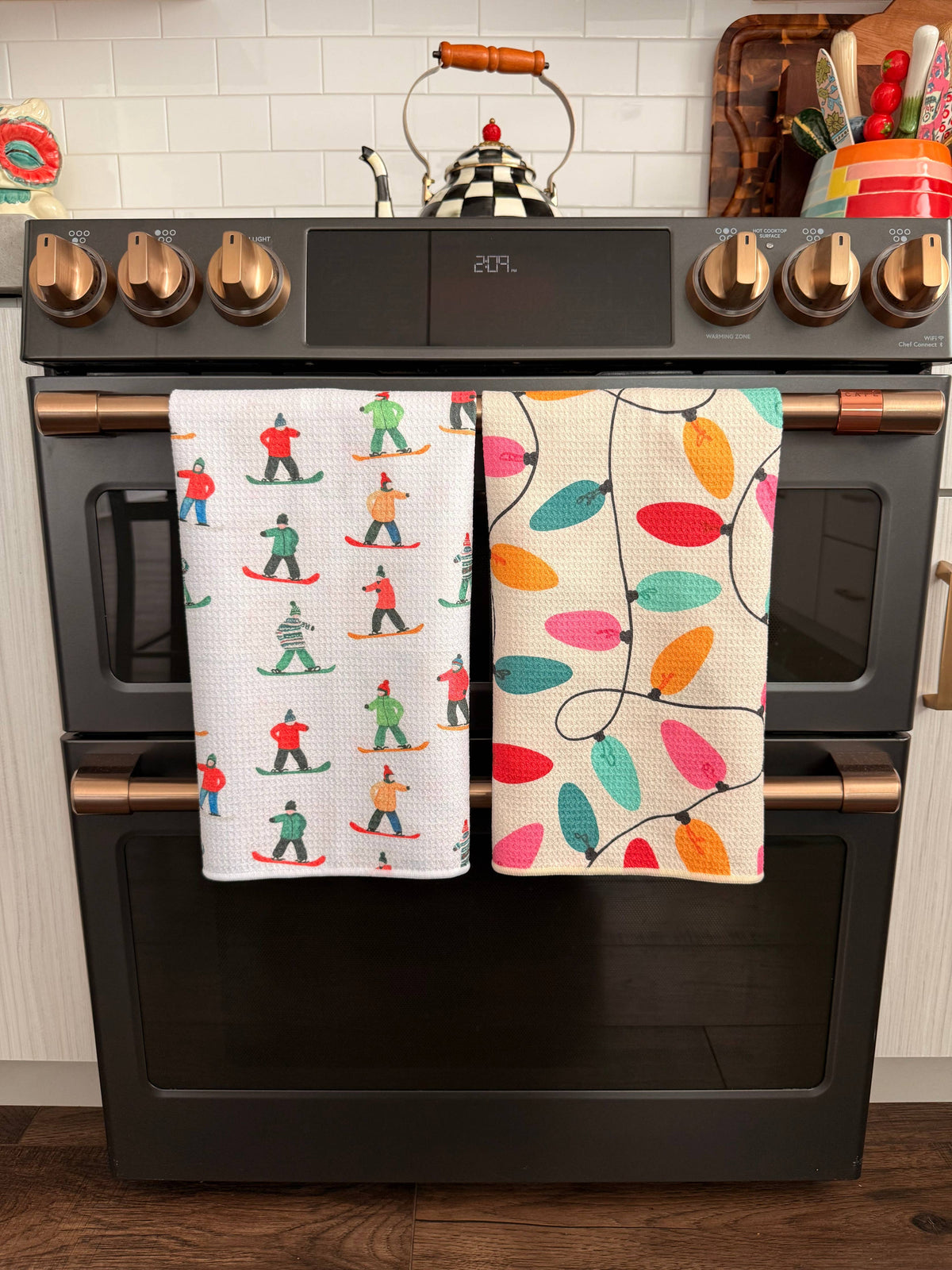 All Lit Up: Double-Sided Hand Towel