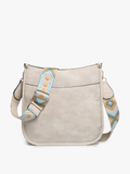 Chloe Crossbody with Guitar Strap: Olive