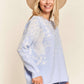 Paintdrop Sweater - Blue