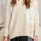 Plus Paintdrop Sweater - Oatmeal
