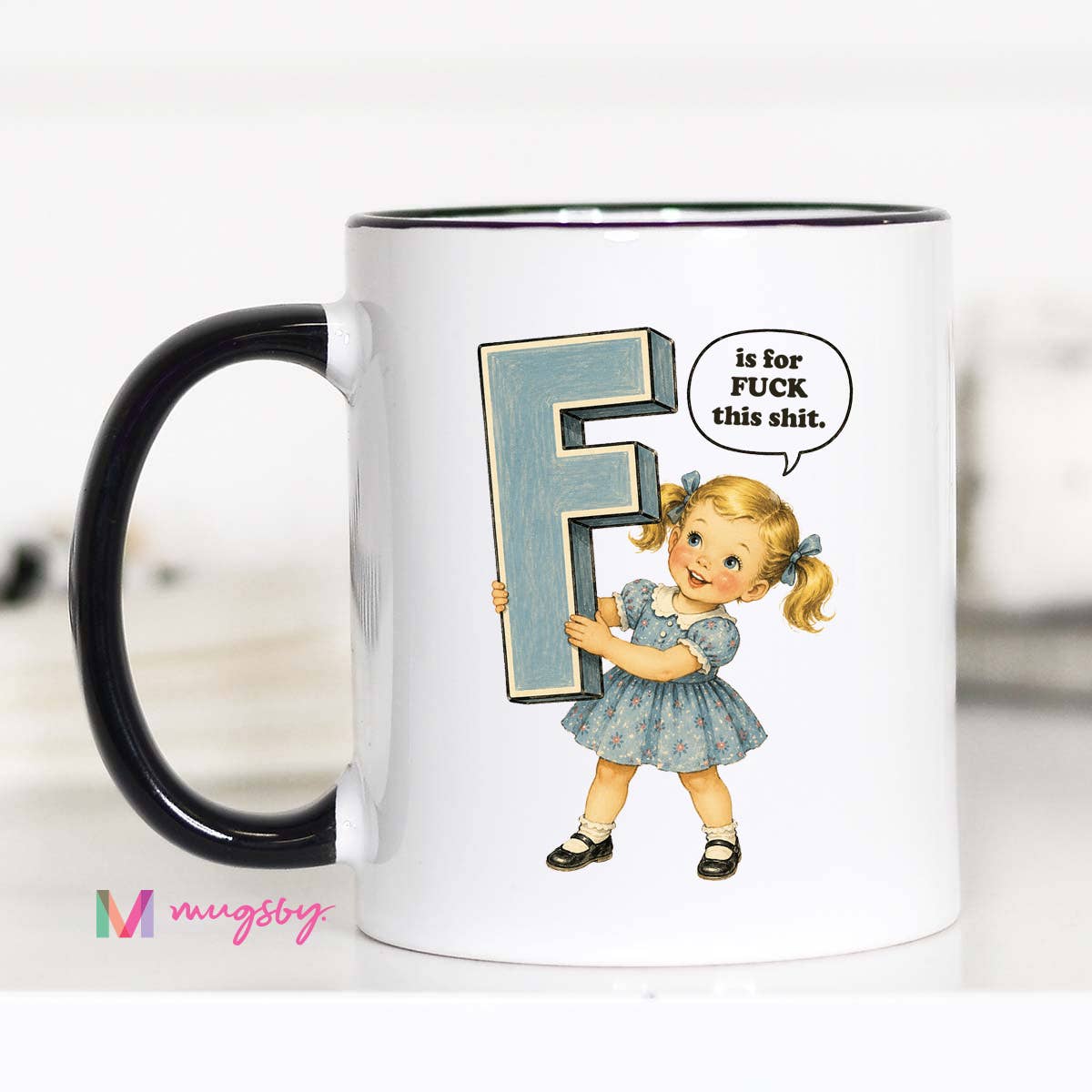 Vintage Mug Funny Coffee Mug | Profanity Adult Humor Gift