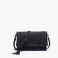 Whipstitch Crossbody w/ Tassel Zip