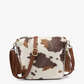 Dylan Crossbody w/ 2 Side Tassel Zippers: Navy