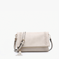 Whipstitch Crossbody w/ Tassel Zip