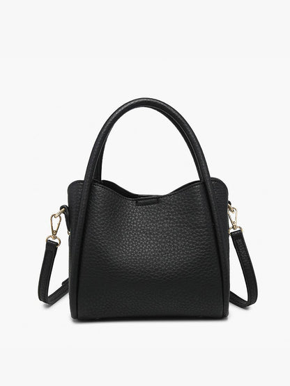 Ruby Satchel w/ Handles - Black