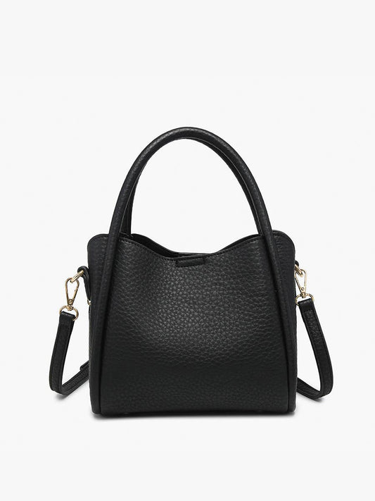 Ruby Satchel w/ Handles - Black