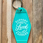 SUPPORT LOCAL FARMERS - Turquoise Vintage Motel Keychains