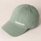 Mama Embroidered Cap
