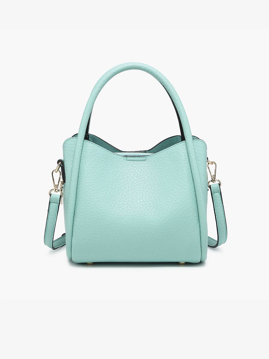 Ruby Satchel w/ Handles - Seafoam