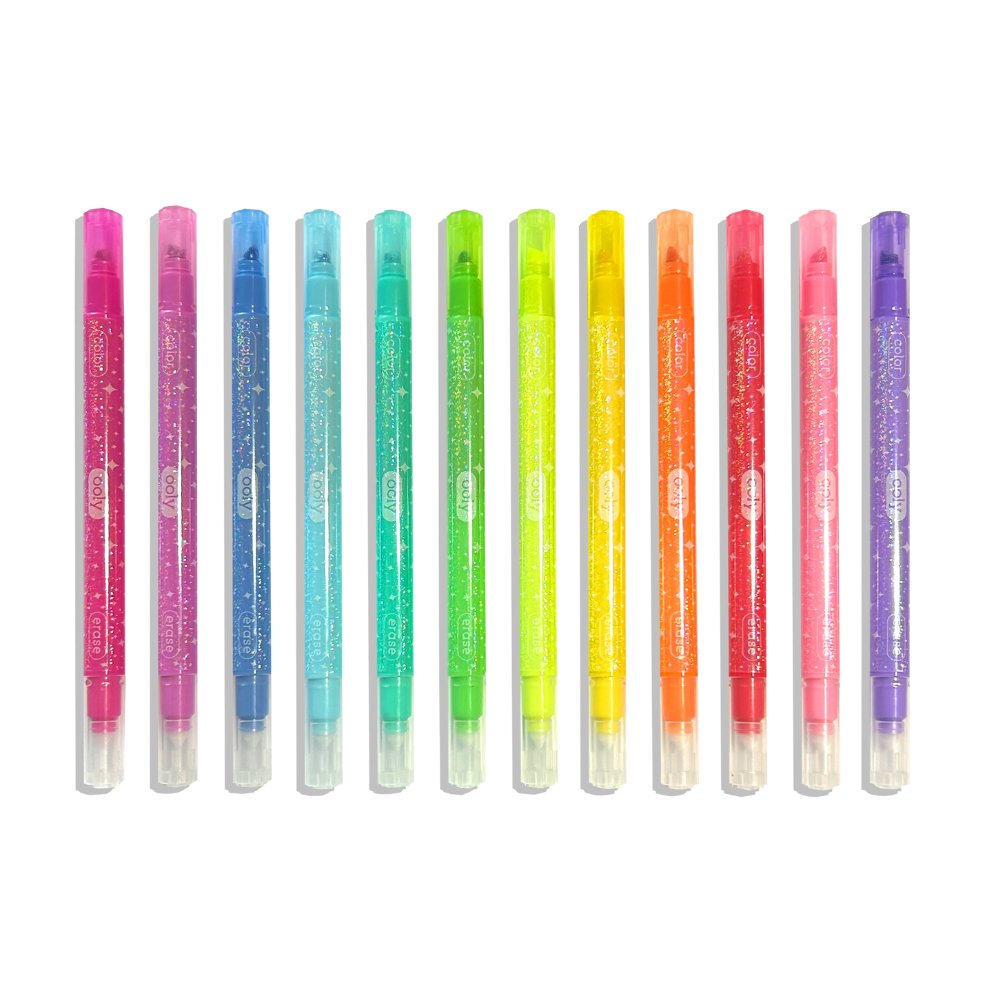 Glittery Erasable Markers