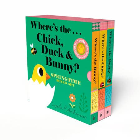 Where's The . . . Chick, Duck & Bunny? Springtime Boxed Set Of 3 Books