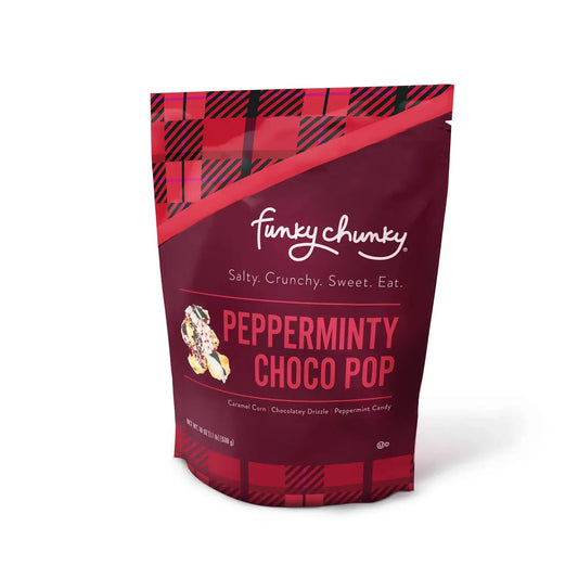 Pepperminty Choco Pop | Caramel Corn Holiday Popcorn | bags