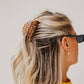 GLITTER RHINESTONE MIDI HAIR CLAW — 4 COLORS