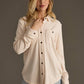 Ivory Super Soft Button Up