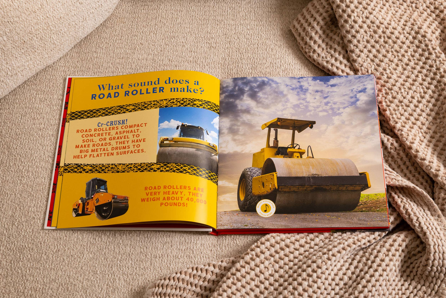 Giant Trucks: A Press & Play Sound Board Book