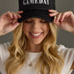 Black Game Day Trucker Hat