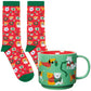 Holiday Hounds Christmas Mug and Socks Set
