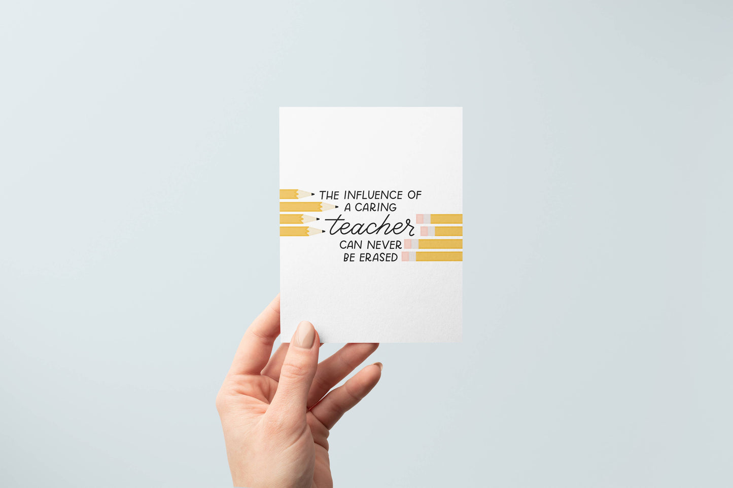 Caring Teacher Card | Teacher Appreciation, Teacher Gifts