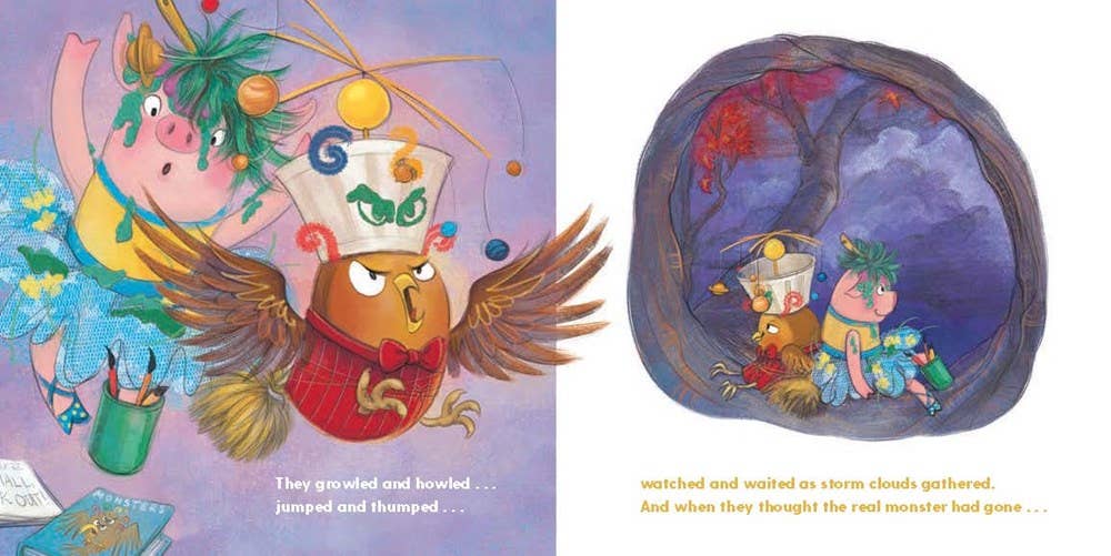 Hoo's There!  A Silly Book of Bedtime Scaries