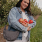 Gray Crescent Bag