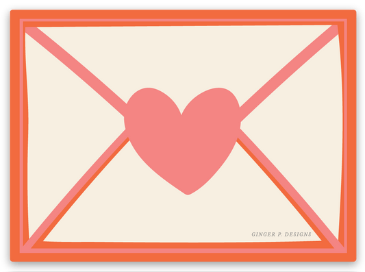 Love Letter Vinyl Sticker