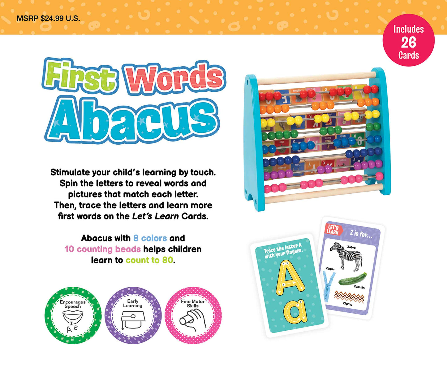Brilliant Baby First Words Abacus