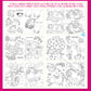 Unicorn Stocking Stuffer Activity  Gift Pack for Kids