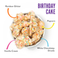 Birthday Cake | Caramel Popcorn | 5-ounce Bags
