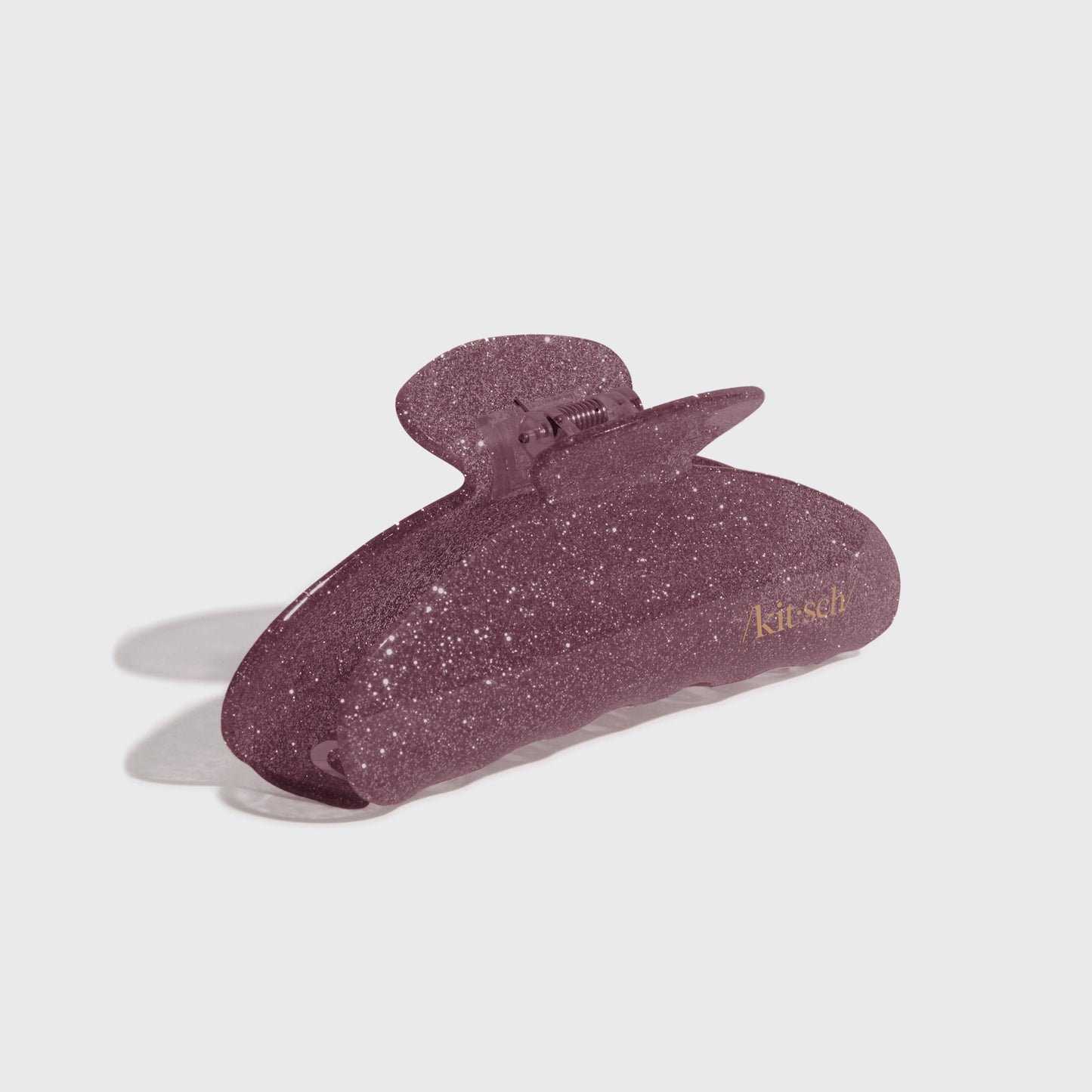 Pink Glitter Claw Clip