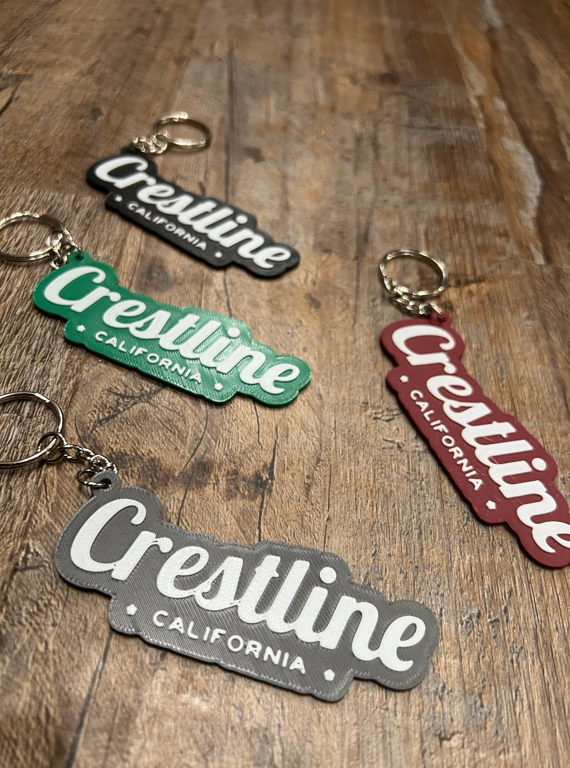 Town Script Keychain