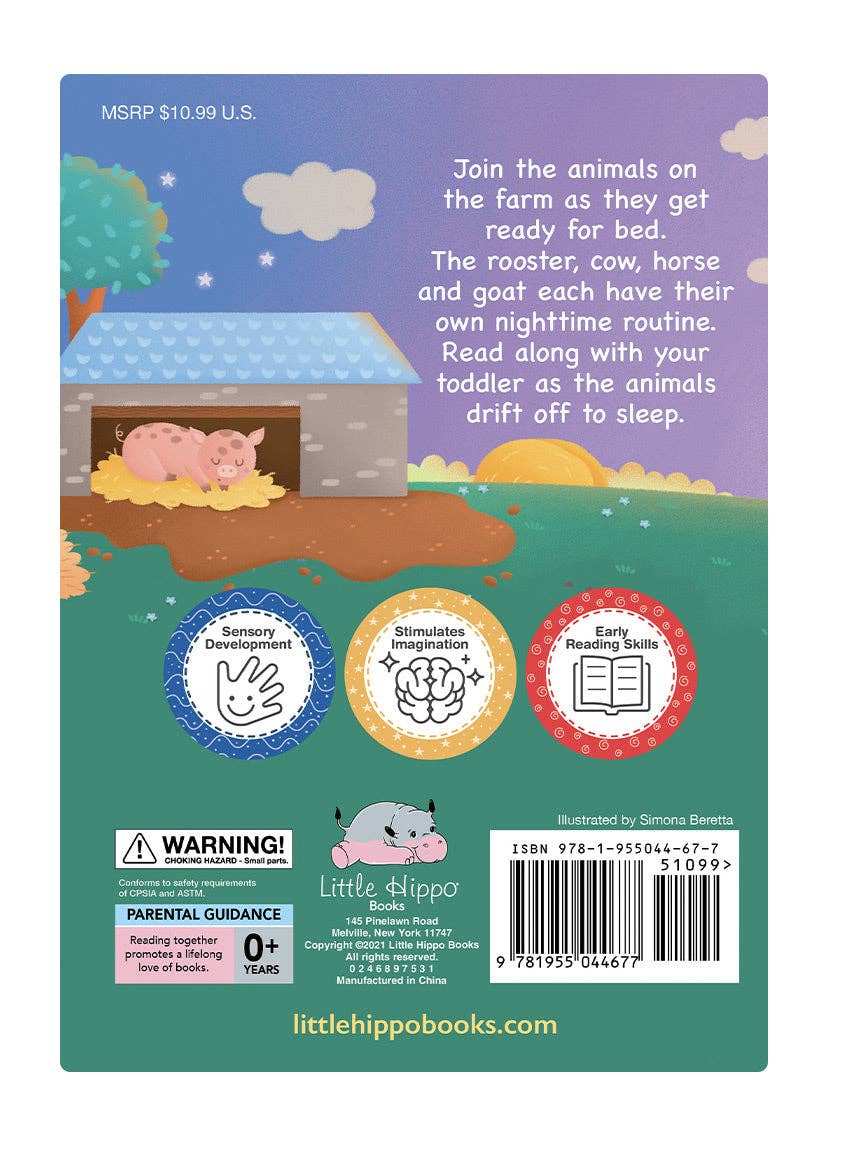 It's Pasture Bedtime- Sensory Storybook with 2-Way Sequins