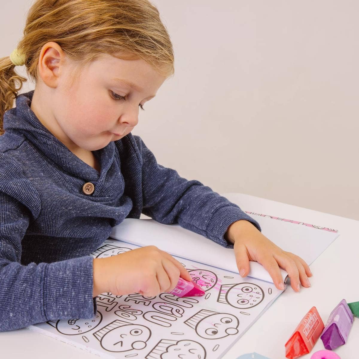 Color-in' Book: Happy Snacks