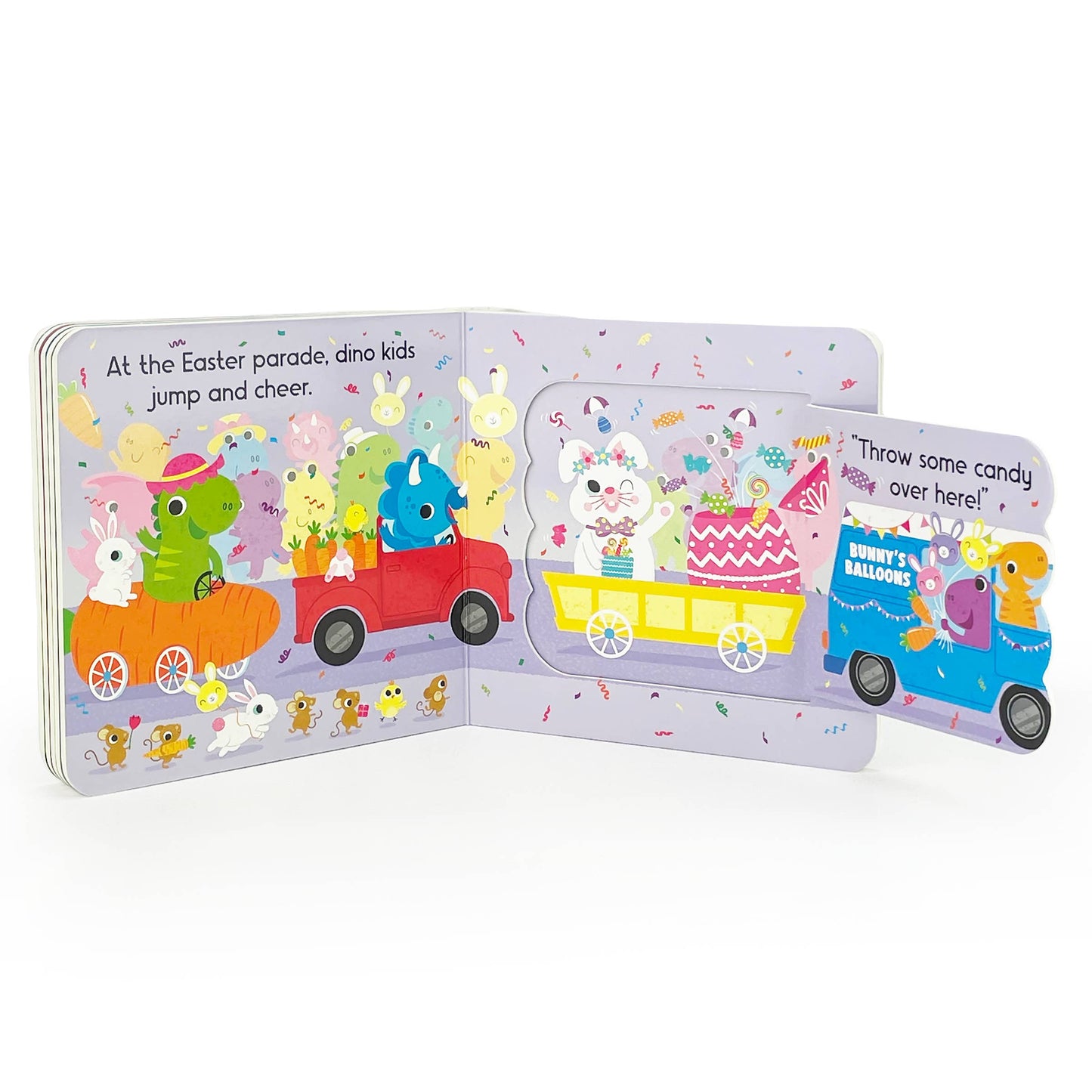 Dinos Love Jelly Beans Easter Lift-a-Flap Board Book