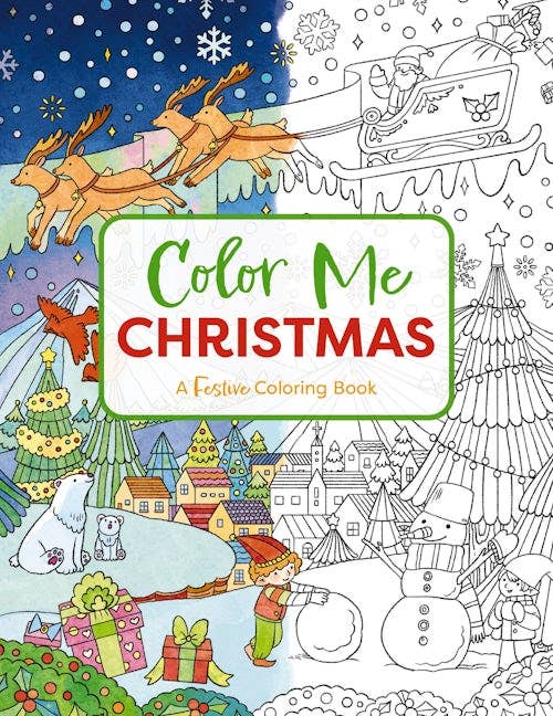 Color Me Christmas: A Festive Adult Coloring Book