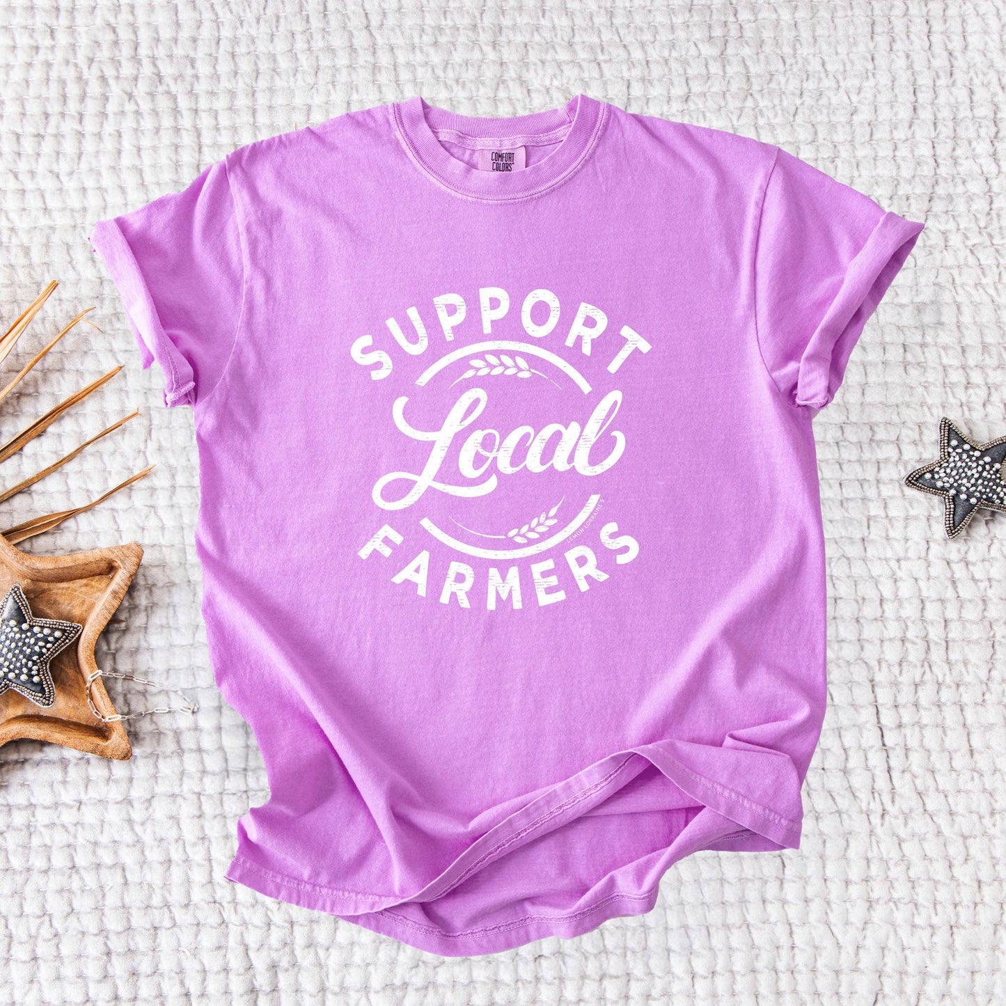 SUPPORT LOCAL FARMERS Graphic Tee  