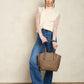 Whipstitch 3-Compartment Tote