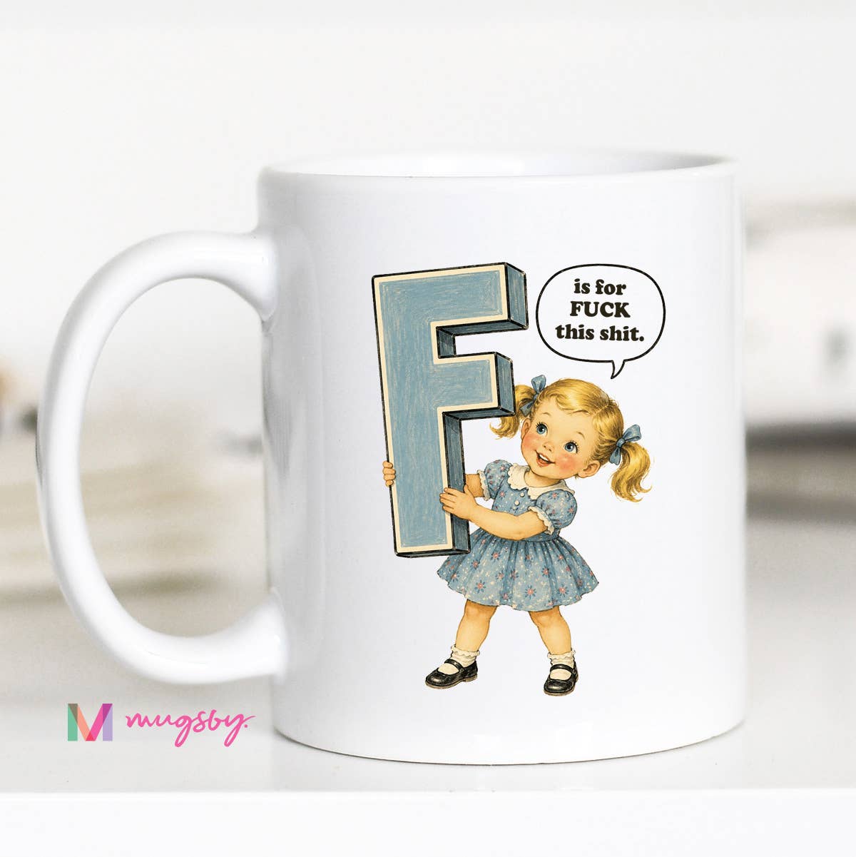 Vintage Mug Funny Coffee Mug | Profanity Adult Humor Gift