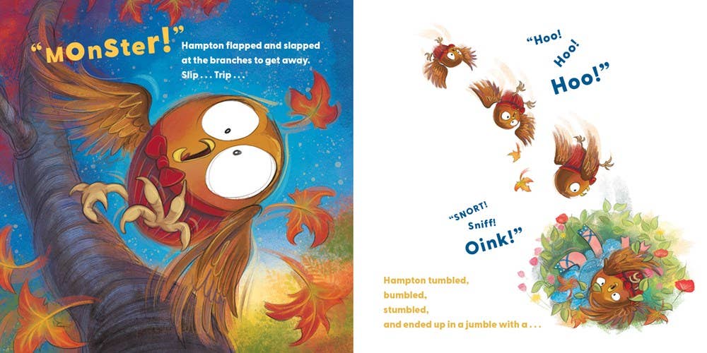 Hoo's There!  A Silly Book of Bedtime Scaries