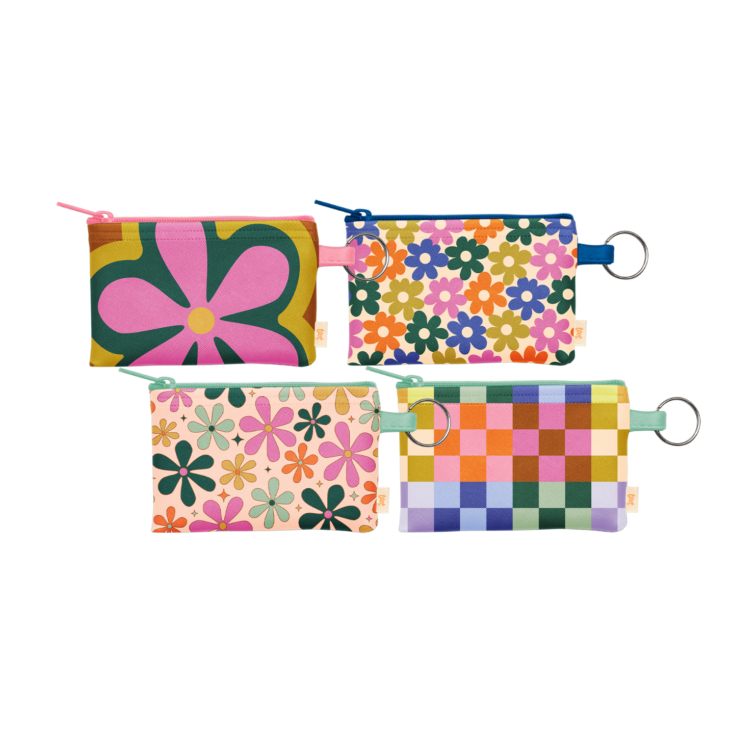 NEW! Patterned Penny Key Ring