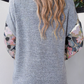 Floral Lantern Sleeve Top