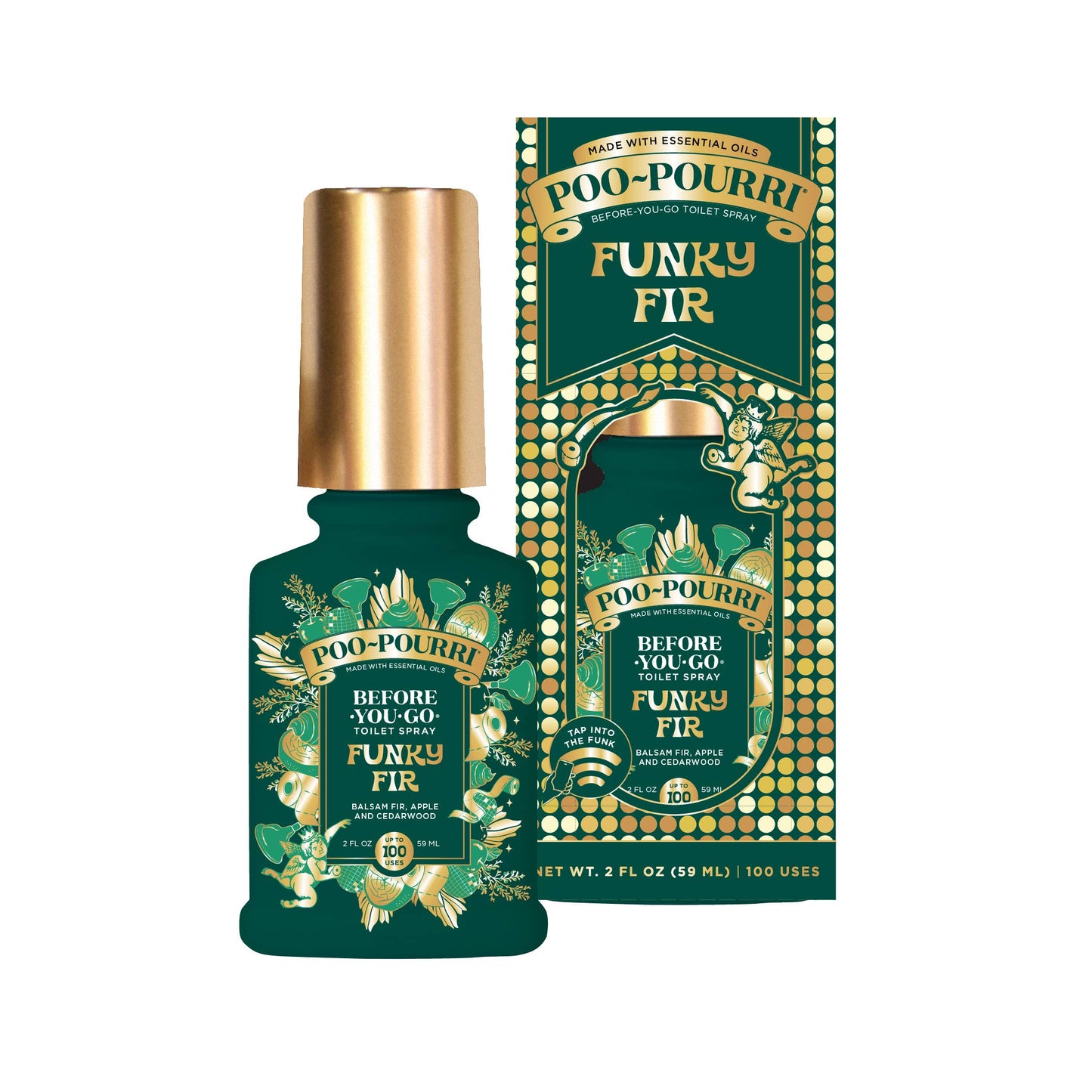 Holiday Poo~Pourri - Funky Fir 2 oz Boxed