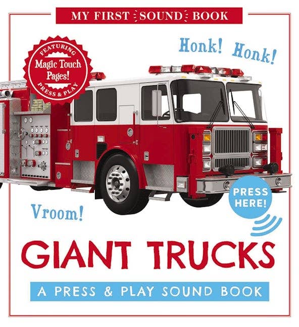 Giant Trucks: A Press & Play Sound Board Book