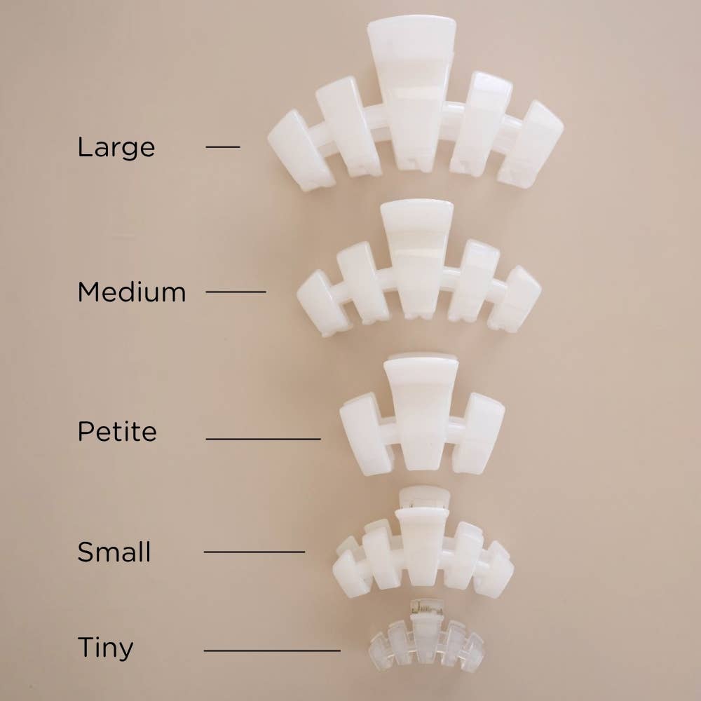 Classic | Coconut White | Petite Claw Clip
