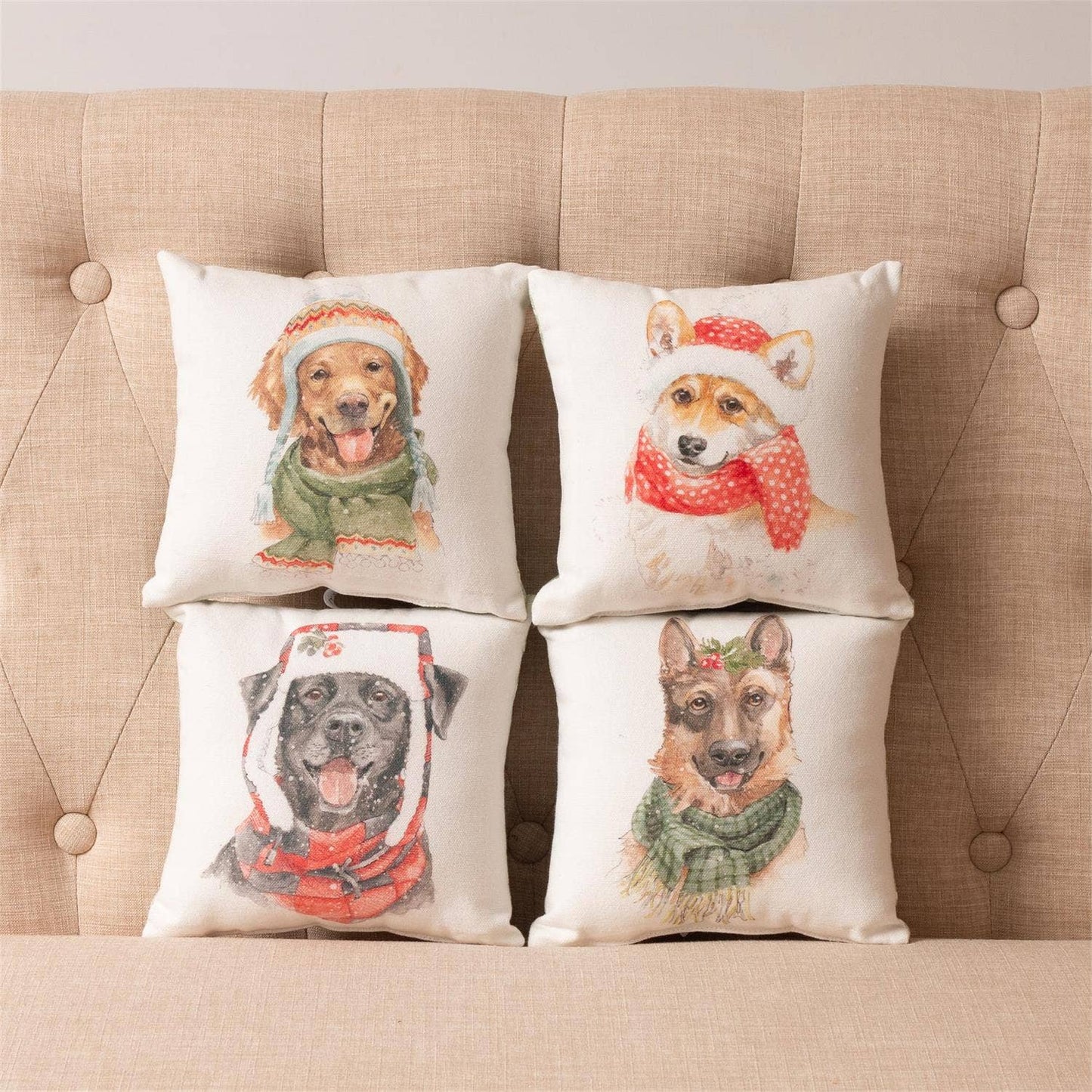 Mini Pillows - Cozy Corgi