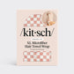 Extra Large Quick-Dry Hair Towel Wrap- Terracotta Checker