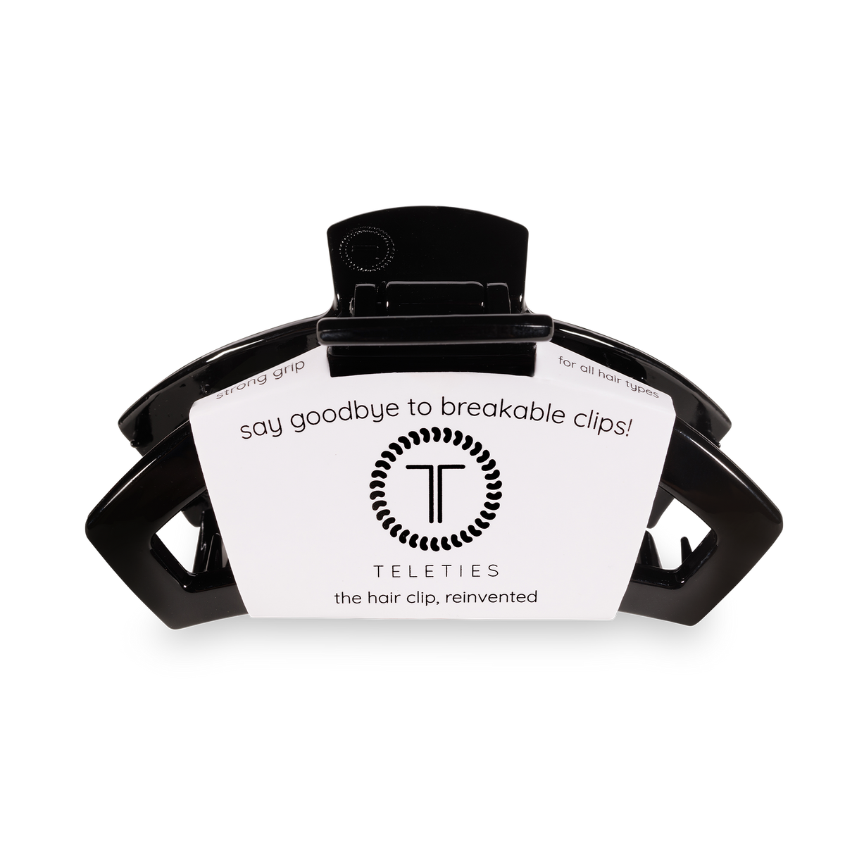 Open | Jet Black | Small Hair Clip