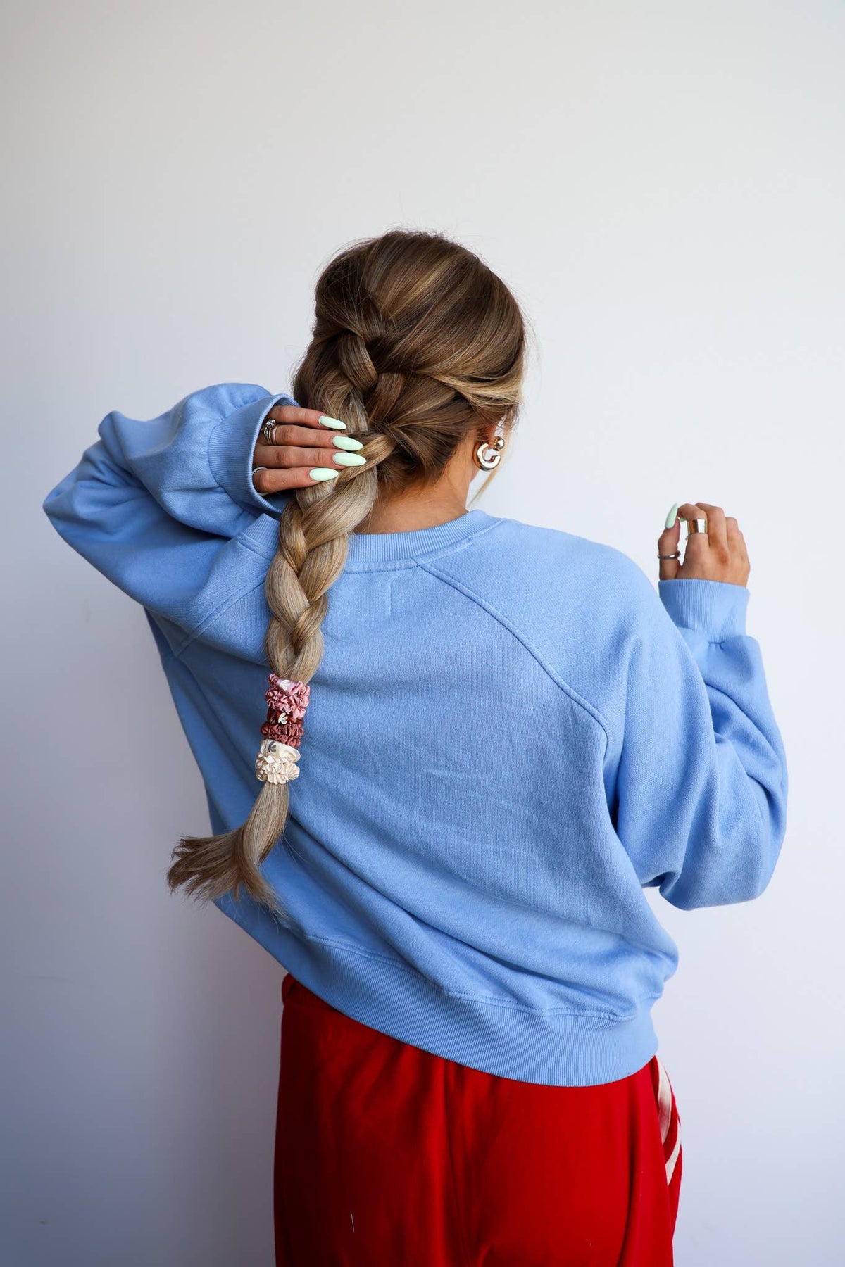 SKINNY SLEEP SCRUNCHIE 6-PACK — SATIN, HAIR-FRIENDLY