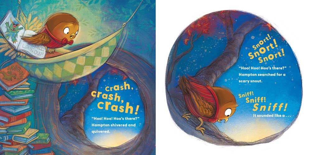 Hoo's There!  A Silly Book of Bedtime Scaries