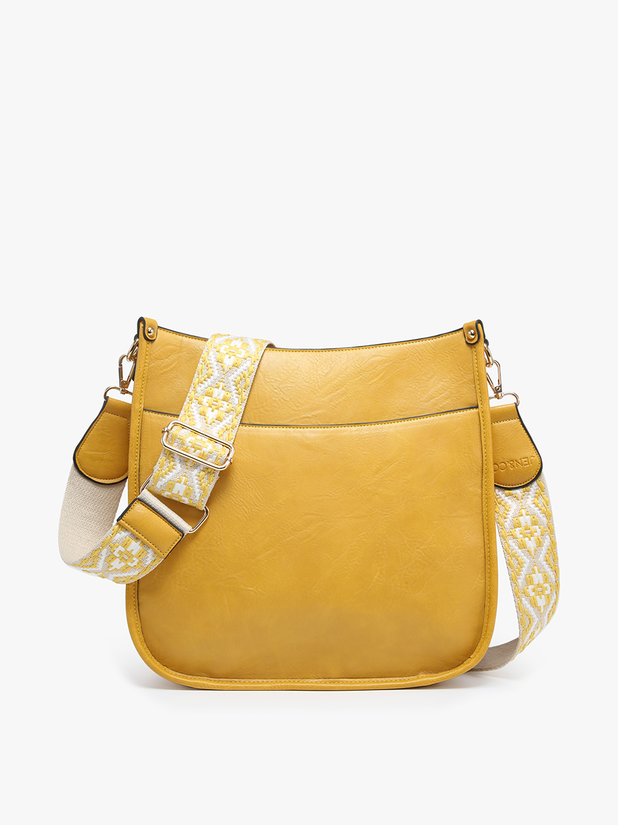 Yellow Chloe Crossbody with Guitar Strap