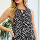 Leopard Print Scallop Tank